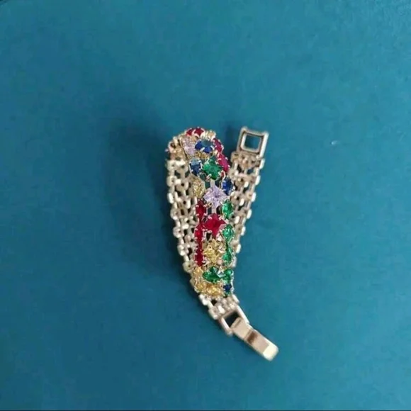 Elegant Multicolor Gemstone Bracelet - Picture 3 of 4